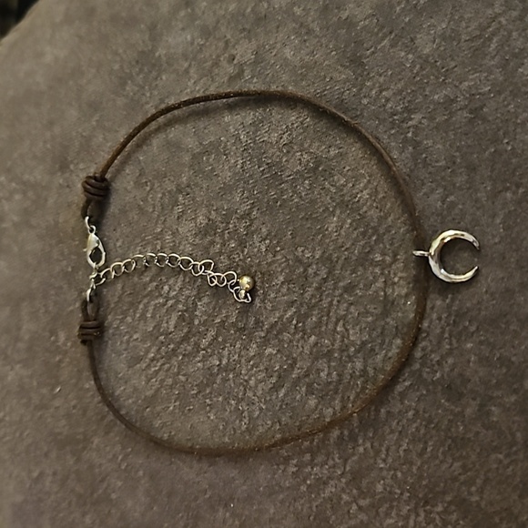 3/$30 Y2k Goth Crescent Moon Rope Junior Choker Necklace - Picture 2 of 4
